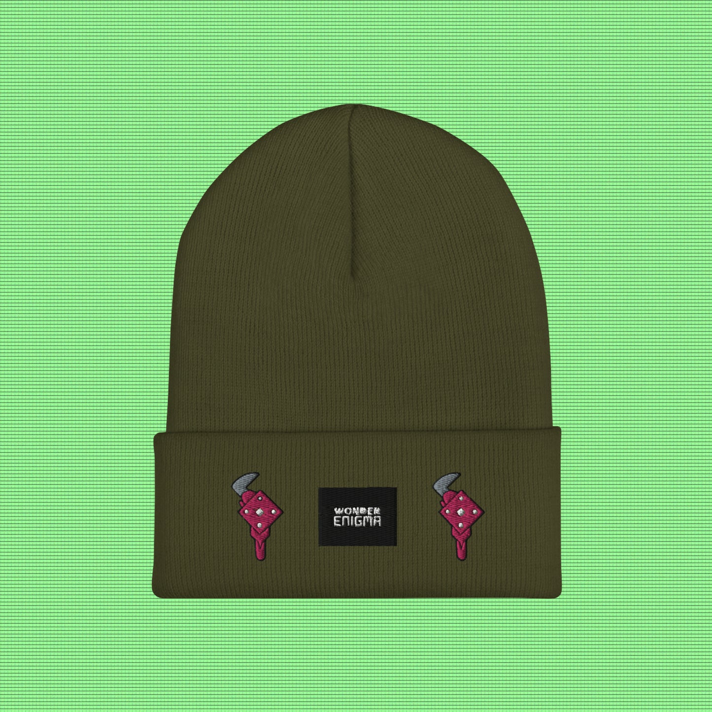 "GummyBlade" Cuffed Beanie