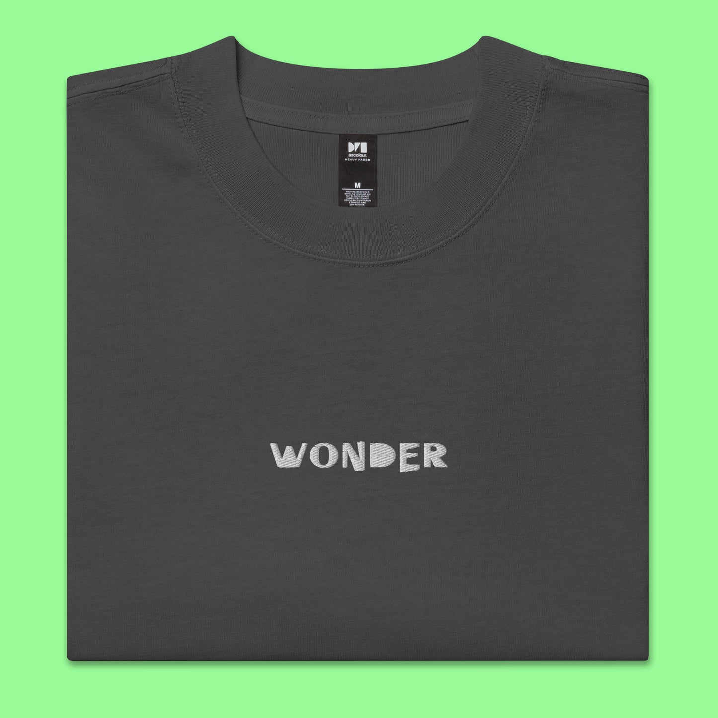 "Wonder" Oversized Faded Tee (Unisex)