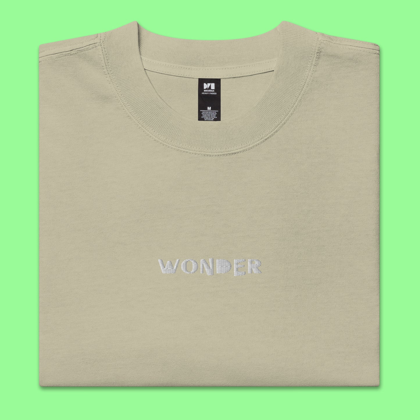 "Wonder" Oversized Faded Tee (Unisex)