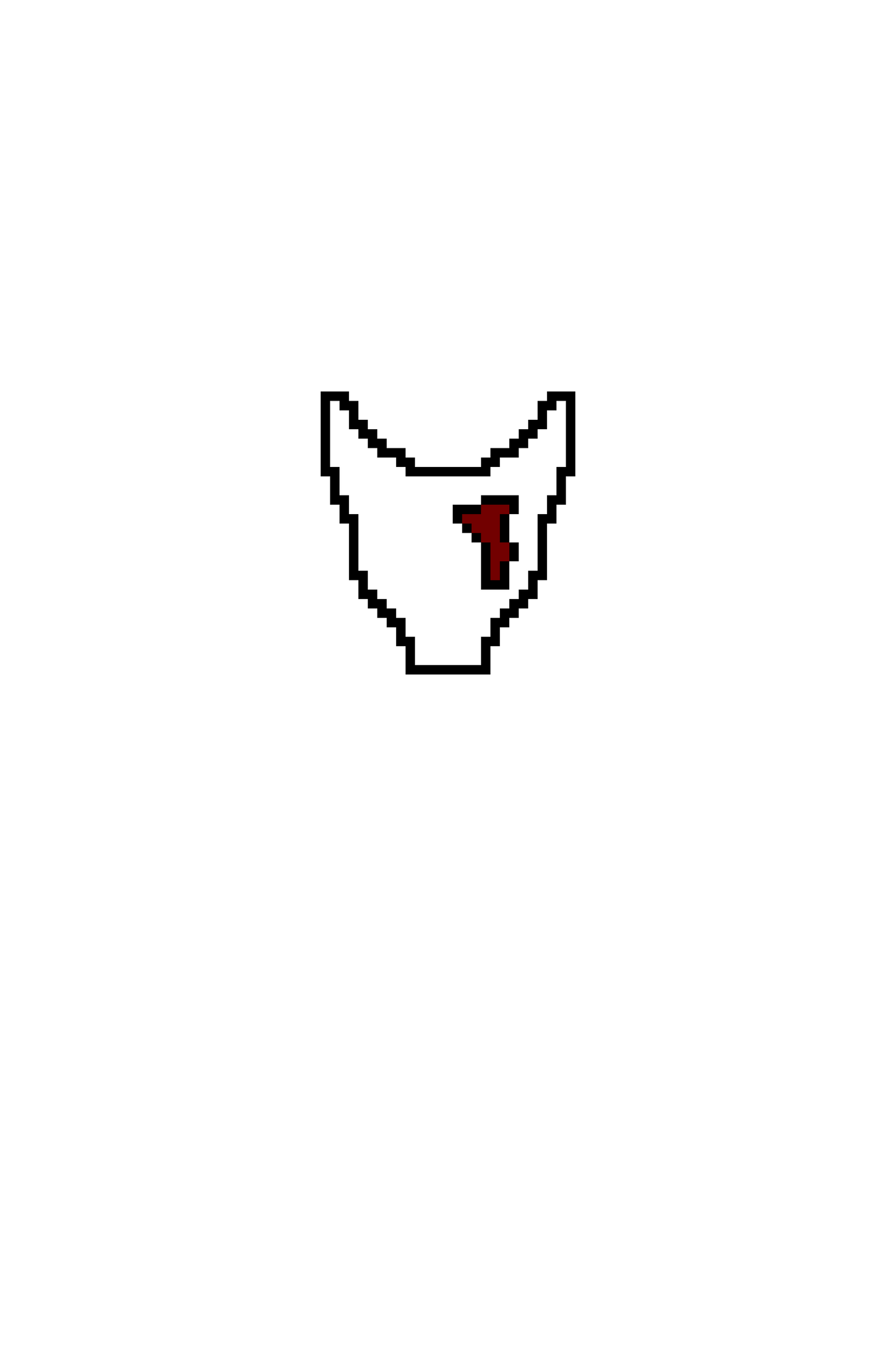 Mask of a Fiend Premium Pixel Sticker