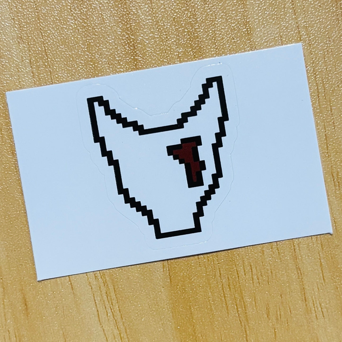 Mask of a Fiend Premium Pixel Sticker